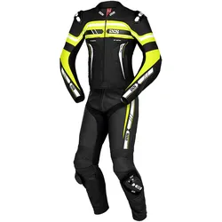 IXS Sport RS-700 1.0, Lederkombi 2tlg. - Schwarz/Gelb/Weiß - 52