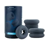 BONERS - Puffer Ringe 3 Stück - Blau