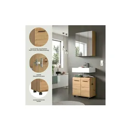 xonox.home Badkombination Ice 60 x 185 x 30 cm Braun