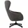 bene living Ohrensessel Marconia Polyester 74 x 109 x 80 cm Grau drehbar