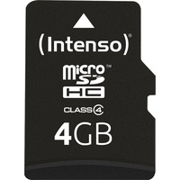 Intenso microSD Class 4 + SD-Adapter 4 GB