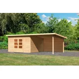 Karibu Gartenhaus Northeim 5 7,5 x 4,5 m Natur