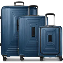 Redolz Essentials 14 Koffer-Set 3-tlg. blau/dunkelblau