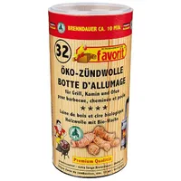 Favorit Grillanzünder 32 Stück Holzwolle beige