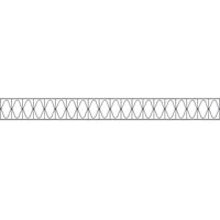 GAH Alberts Alberts Dekorelement Design Eleganz 200 x 20 cm anthrazit