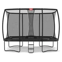 Berg Toys Trampolin Ultim Champion Regular 410 x 250 cm inkl. Sicherheitsnetz Grau