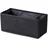Fackelmann Universalkörbchen Textil 13 cm x 12 cm x 28 cm Schwarz