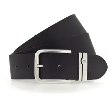 Mustang Herrengürtel Leder 4 cm schwarz 90