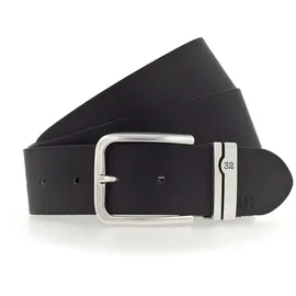 Mustang Herrengürtel Leder 4 cm schwarz 90