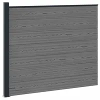 vidaXL Zaunlatte 1 x 1 x 1 m Grau/Aluminium