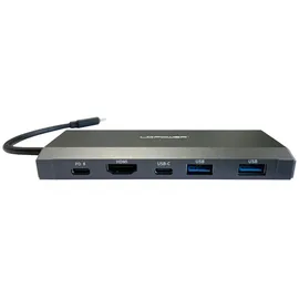 LC-POWER LC-HUB-C-MULTI-7-M2 Schnittstellen-Hub USB 3.2 Gen 1 (3.1 Gen 1) Type-C 5000 Mbit/s Anthrazit (LC-HUB-C-MULTI-7-M2)