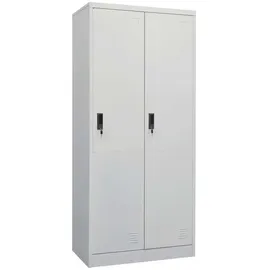 vidaXL Kleiderschrank Pranav 80 x 180 x 50 cm Hellgrau