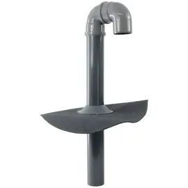 Fleck Flachdach-Schwanenhals DN 50 - Dn 125