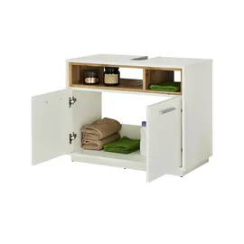 Stella Trading Waschbeckenunterschrank ¦ weiß ¦ Maße (cm): B: 80 H: 64 T: 40.0