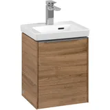 Villeroy & Boch Waschbeckenunterschrank 1 Tür 35,1 x 43,2 x 30,9 cm Braun