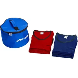 Sport-Thieme Kennzeichnungswesten-Set ""Premium"", Erwachsene, Orange/Blau