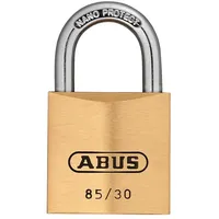 Abus Vorhängeschloss 85/30 Gleichschließend  (B x H: 30 x 51 mm, Bügelstärke: 5 mm, Messing)