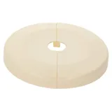 tecuro Scharnierrosette Ø 15 mm x Ø 85 mm x 8 mm - Kunststoff ABS weiß - tecuro