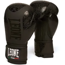 Leone1947 LEONE 1947, Maori-Boxhandschuhe, Unisex-Erwachsene, Schwarz, 16 OZ,