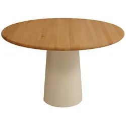 Studio Zondag - Circle of Calm Esstisch, Buche natur / beige