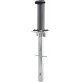 Doppler Bodenhülse Universal Aluminium 6,5 cm Silber
