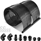 Fantask Solarkollektor Poolheizung schwarz 300x75 cm