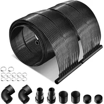 Fantask Solarkollektor Poolheizung schwarz 300x75 cm