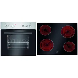 Bomann EHBC 7935 IX Herdset mit Glaskeramikkochfeld