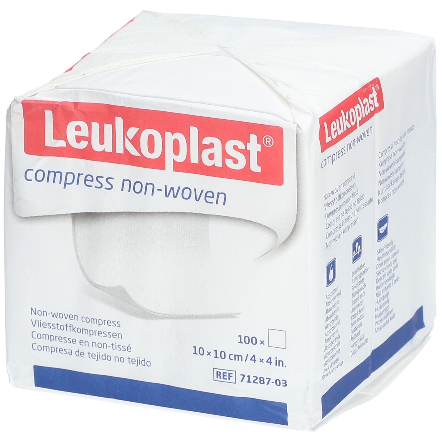 LEUKOPLAST® Compresses non tissées 10 x 10 cm 100 pc(s) Compresses