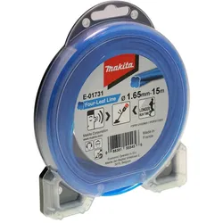 Makita E-01731 Mähfaden "Four-Leaf" Ø 1,65mm - 15 m für Rasentrimmer