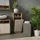 Vicco Beatrice Wäscheschrank 38 x 93 cm Cashmere/Artisan-Eiche Holz
