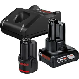 Bosch Professional Akku-Starterset 1600A01NC9 inkl. 1 x 2,0 Ah Akku + 1 x 4,0 Ah Akku + Ladegerät