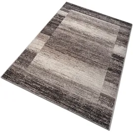 OTTO home Teppich OTTO HOME "Beldre" Gr. 6, braun, B:200cm H:9mm L:300cm, Kunstfaser, Teppiche, Teppich, mit besonders weichem Flor, Kurzflor, modernes Design, mit Bordüre