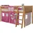 90 x 200 cm Buche massiv natur horse-pink