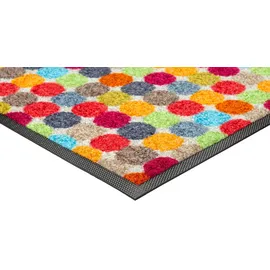 Wash+Dry Wash & Dry Fußmatte Mikado Dots 50 x 75 cm Polyamid Bunt