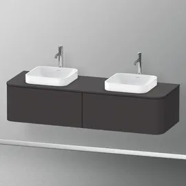 Duravit Waschtischunterschrank 2 Auszüge 160 x 35,4 cm Grau