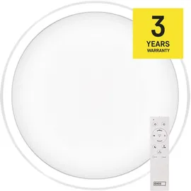 EMOS GoSmart Deckenleuchte 30W weiß, intelligente Panelleuchte für Innen, rund 40cm, 1800 lm, dimmbar, einstellbare Lichtfarbe, steuerbar mit Fernbedienung oder App, kompatibel mit Amazon Alexa