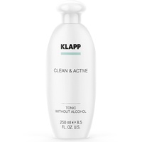 Klapp Cosmetics Clean & Active Tonic ohne alkohol 250 ml