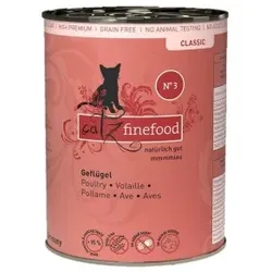 Catz finefood Nassfutter Katze Classic Adult No. 3 Geflügel 6x400 g