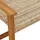 vidaXL Gartenlounge, Garten-Lounge-Set Beige Poly Rattan und Akazienholz