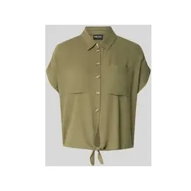 Pieces Hemdbluse Pia Khaki L