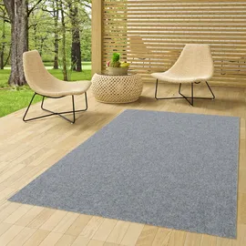 Snapstyle Kunstrasen Rasenteppich mit Noppen Kingston Grau, 200x150cm