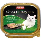 Animonda Vom Feinsten Adult Schlemmerkern mit Rind, Lachs und Spinat 100 g