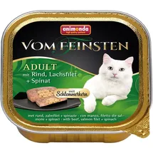 Animonda Vom Feinsten Adult Schlemmerkern mit Rind, Lachs und Spinat 100 g