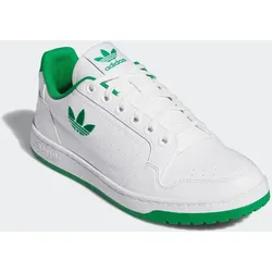 Sneaker ADIDAS ORIGINALS "NY 90", Gr. 43, weiß (cloud weiß, cloud weiß, grün), Synthetik, sportlich, Schuhe