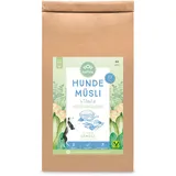 naftie Bio Hundeflocken Hundemüsli Vital mit Gemüse - Flocken-Mix für Hunde mit Hirseflocken Kokosflocken Karottenflocken - auch als Barf-Flocken - 3kg