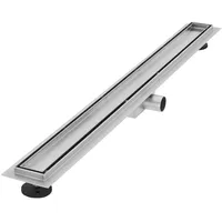 Luxebath Duschrinne Silber, Metall, 13.9x7.8x94 cm,