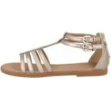 GEOX J KARLY GIRL Sandal, Platinum, 33 EU