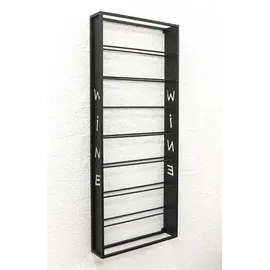 DanDiBo Ambiente Weinregal 7 x 88 x 8 cm Schwarz