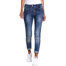 Gang Slim-fit-Jeans »94MARGE« mit besonderem 4-Knopf-Verschluss, blau